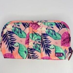 Lug Azalea Pink Burst Cosmetic Bag NWT